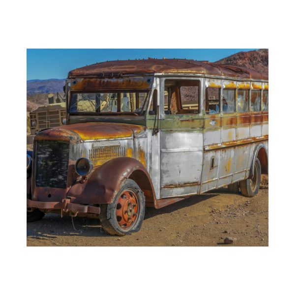Old Rustic Truck in Nevada Poster