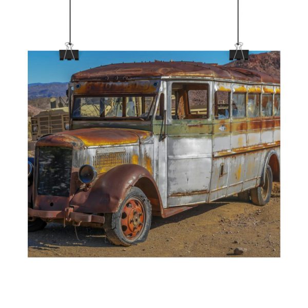 Old Rustic Truck in Nevada Poster