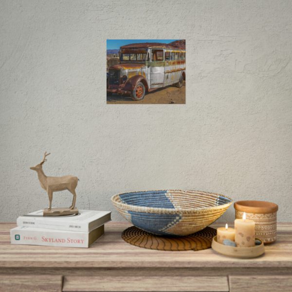 Old Rustic Truck in Nevada Poster