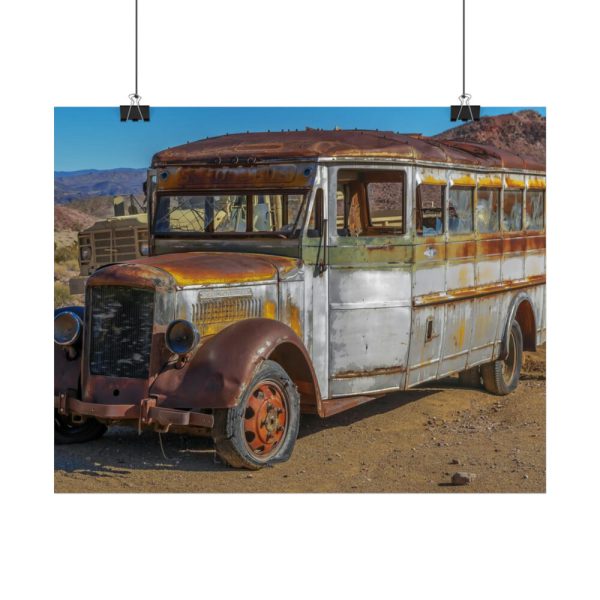 Old Rustic Truck in Nevada Poster