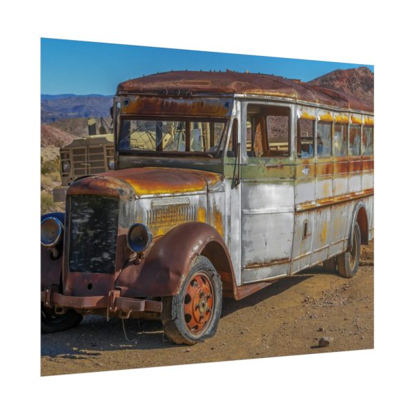 Old Rustic Truck in Nevada Poster