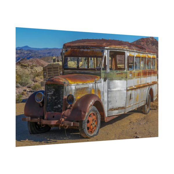 Old Rustic Truck in Nevada Poster
