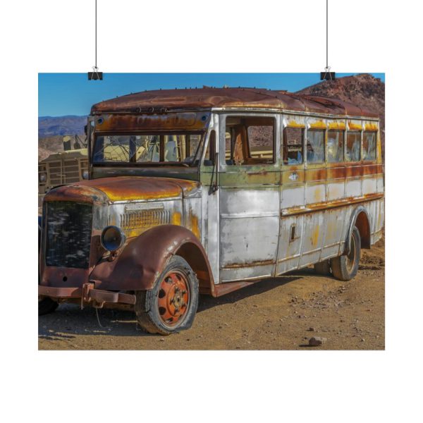 Old Rustic Truck in Nevada Poster