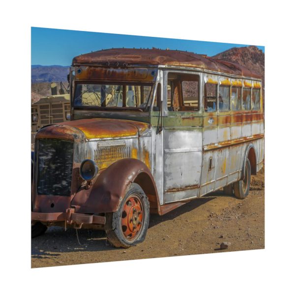 Old Rustic Truck in Nevada Poster