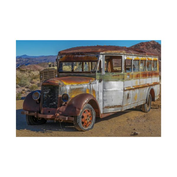 Old Rustic Truck in Nevada Poster