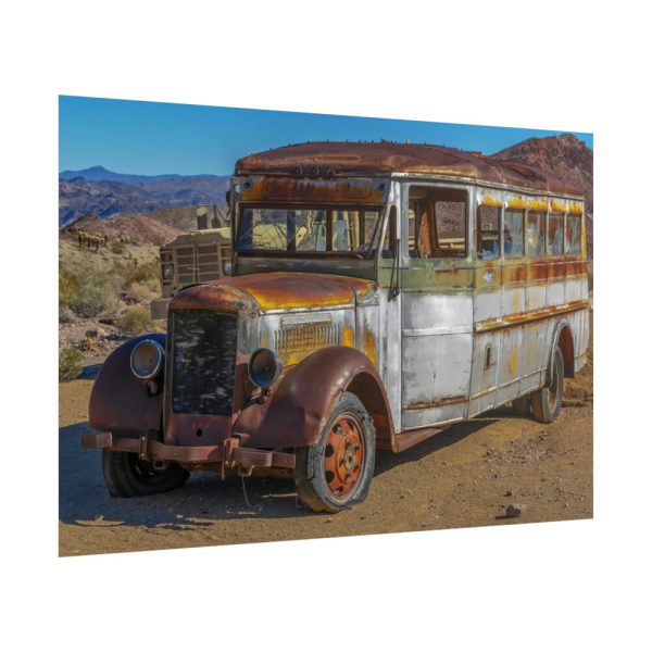 Old Rustic Truck in Nevada Poster