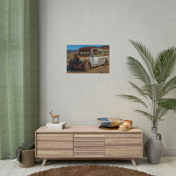 Old Rustic Truck in Nevada Poster