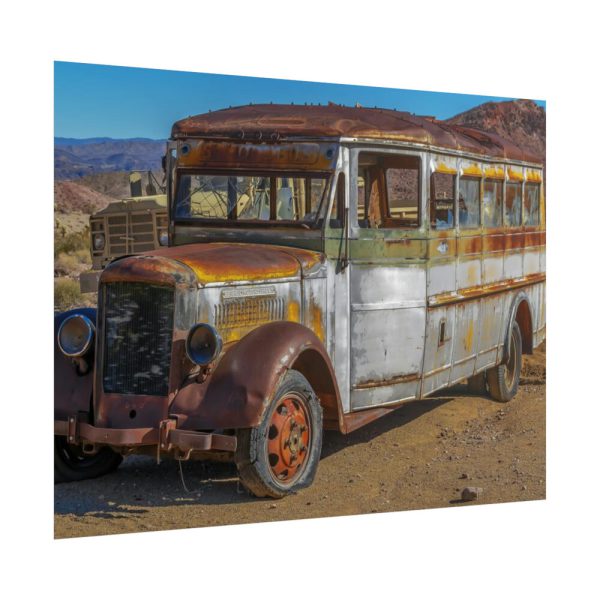Old Rustic Truck in Nevada Poster