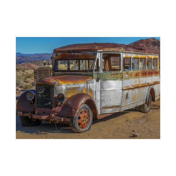 Old Rustic Truck in Nevada Poster