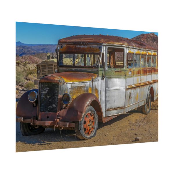 Old Rustic Truck in Nevada Poster