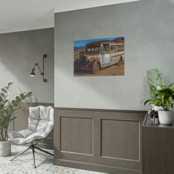 Old Rustic Truck in Nevada Poster
