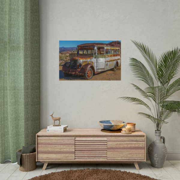 Old Rustic Truck in Nevada Poster
