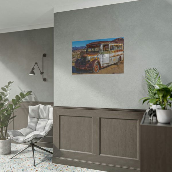 Old Rustic Truck in Nevada Poster