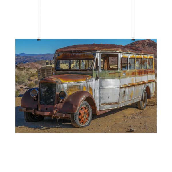 Old Rustic Truck in Nevada Poster