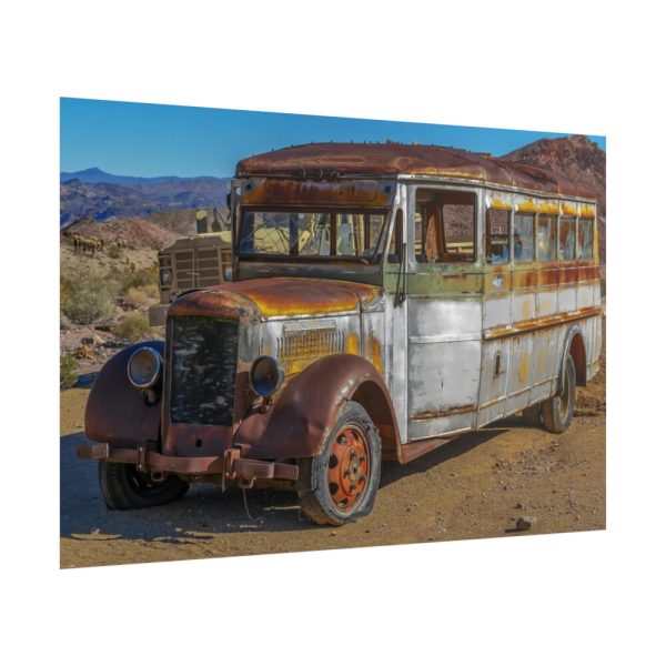 Old Rustic Truck in Nevada Poster