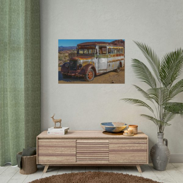 Old Rustic Truck in Nevada Poster