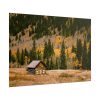 101875-158.jpg Woden Barn in Forest Poster