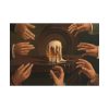 101875-16.jpg Seven Male Hands Encircling a Mug of Beer Poster
