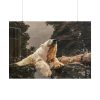 101875-221.jpg Polar Bear in Zoo Poster