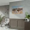 The Fourth Troopers Moving the Led Horses by Frederic Remington Poster