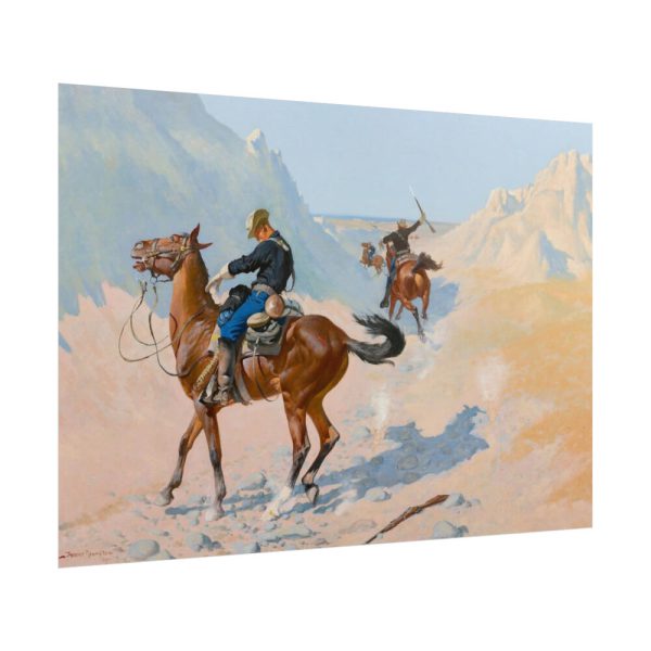 101875-309.jpg The Advance–Guard, by Frederic Remington Poster