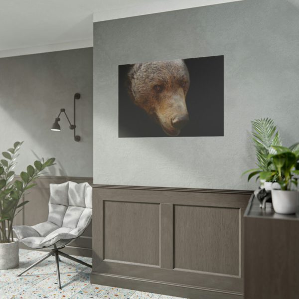 101875-326.jpg Bear Head Artistic Poster