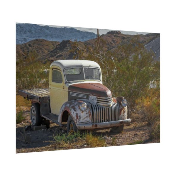 Truck in Ghost Town Poster