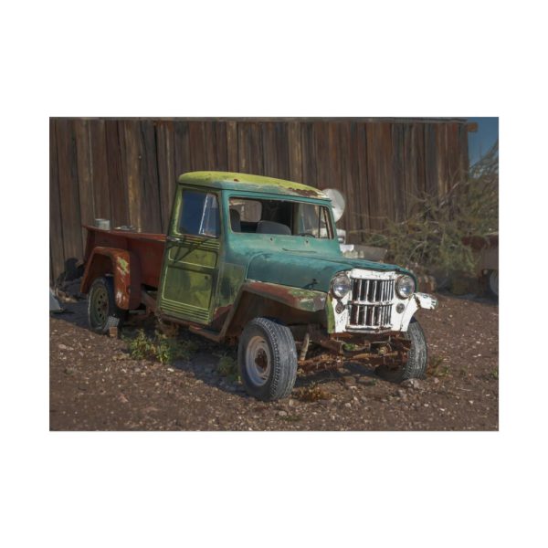 101875-332.jpg Abandoned Truck in Nevada Poster
