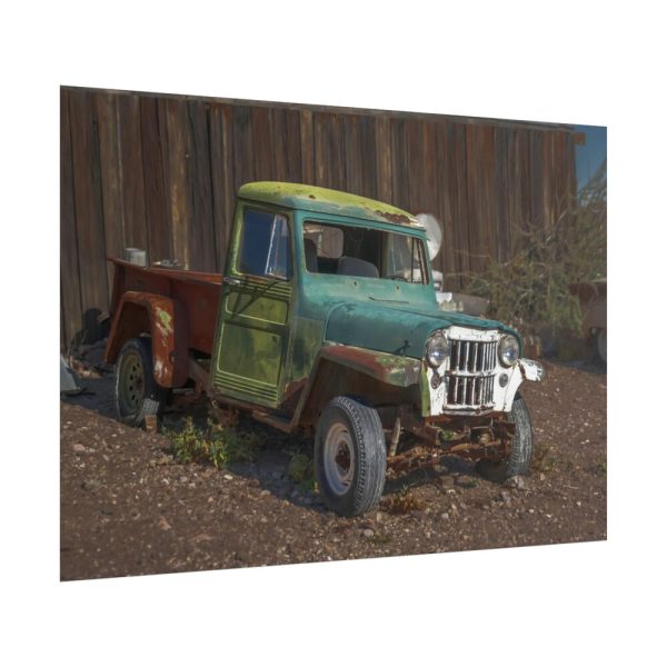 101875-334.jpg Abandoned Truck in Nevada Poster