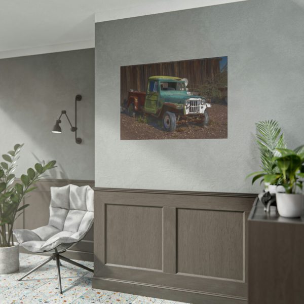 101875-336.jpg Abandoned Truck in Nevada Poster