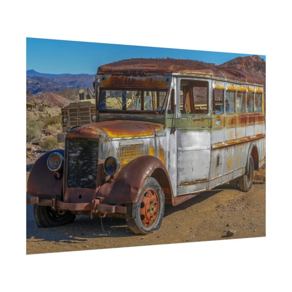 Old Rustic Truck in Nevada Poster