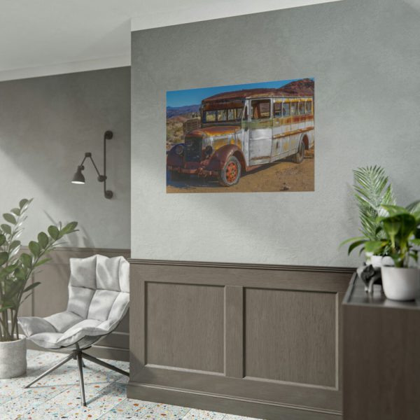 Old Rustic Truck in Nevada Poster