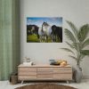 101875-400.jpg A Herd of Grey and White Horses Poster