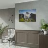 101875-401.jpg A Herd of Grey and White Horses Poster