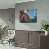 101875-486.jpg Sandstone Cliff with a Waterfall Poster