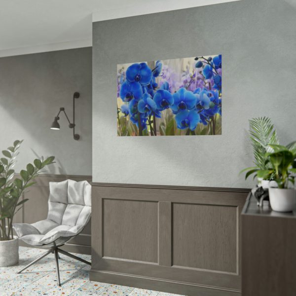 Blue Orchids Poster