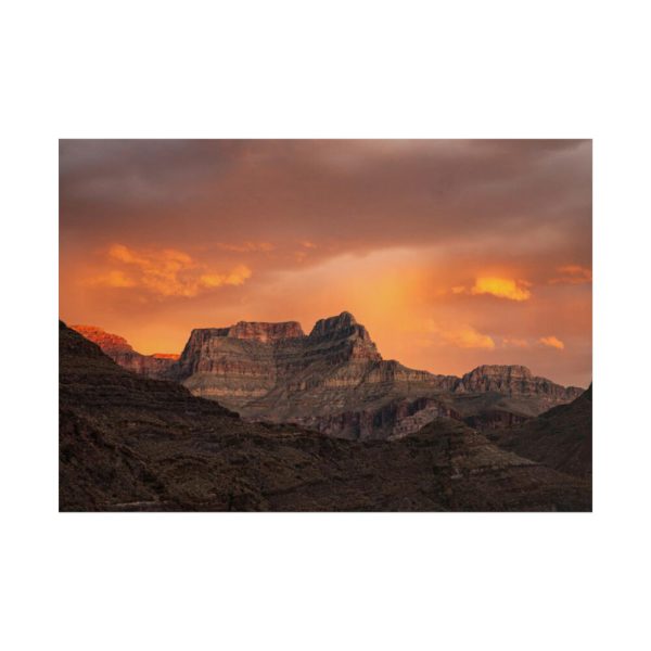Sunset over Grand Canyon National Park at Hakatai Canyon Poster