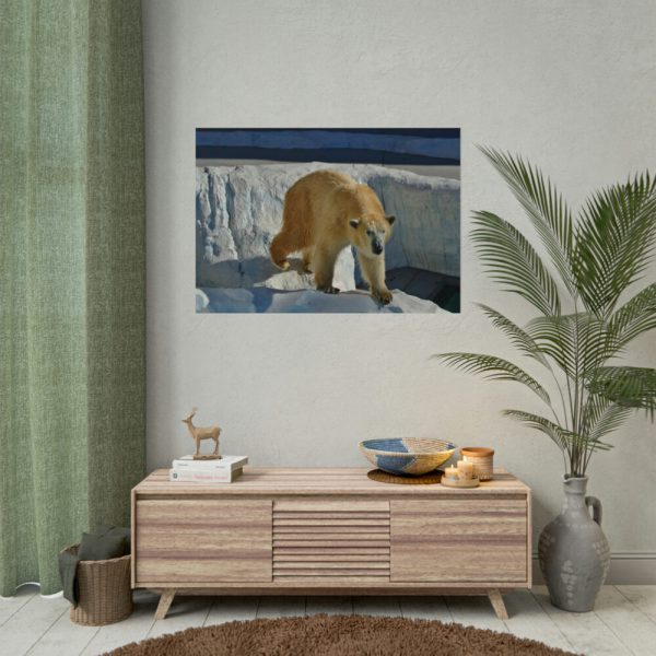 101875-575.jpg Wet Polar Bear Poster