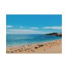 Crowded Beach with Tourists Poster