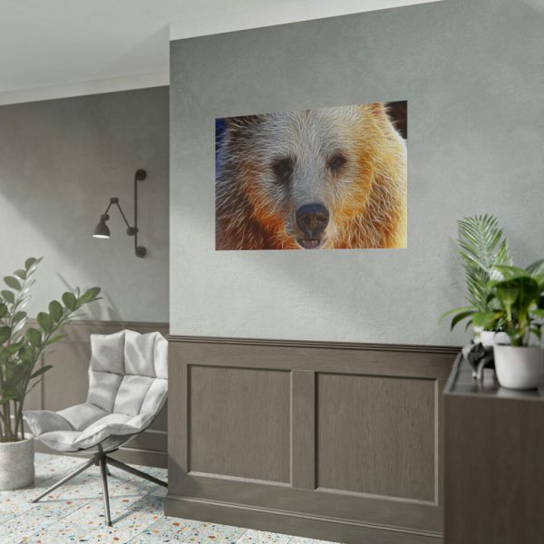 101875-596.jpg Syrian Bear Face Poster
