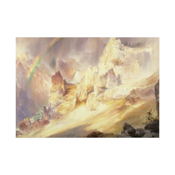 Rainbow over the Grand Canyon of the Yellowstone Poster