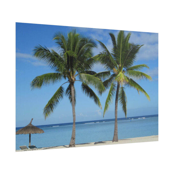 Palm Tree on the Beach Poster - Image 13