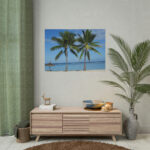 Palm Tree on the Beach Poster - Image 14