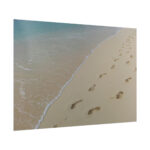 Foot Prints on Sand Poster - Image 13