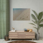 Foot Prints on Sand Poster - Image 14