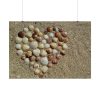 101875-678.jpg Heart Stones on Beach Poster