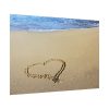 101875-684.jpg Heart Drawn on Sand at Beach Poster
