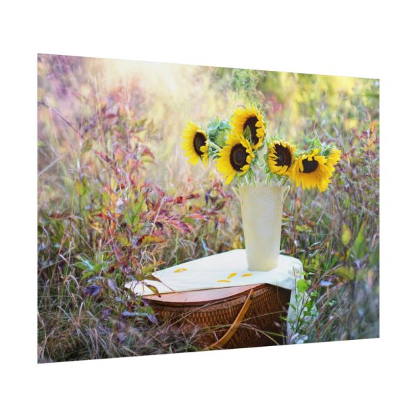 101875-70.jpg Sunflower in Vase Poster