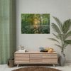 101875-705.jpg Forest at Sunset with Bear's Garlic Poster