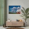 101875-83.jpg Cornfield and Red Barn Scenic Poster